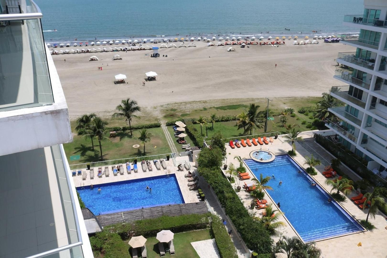 Apartamento 2br Luxury Beachfront With Direct Access Cartagena